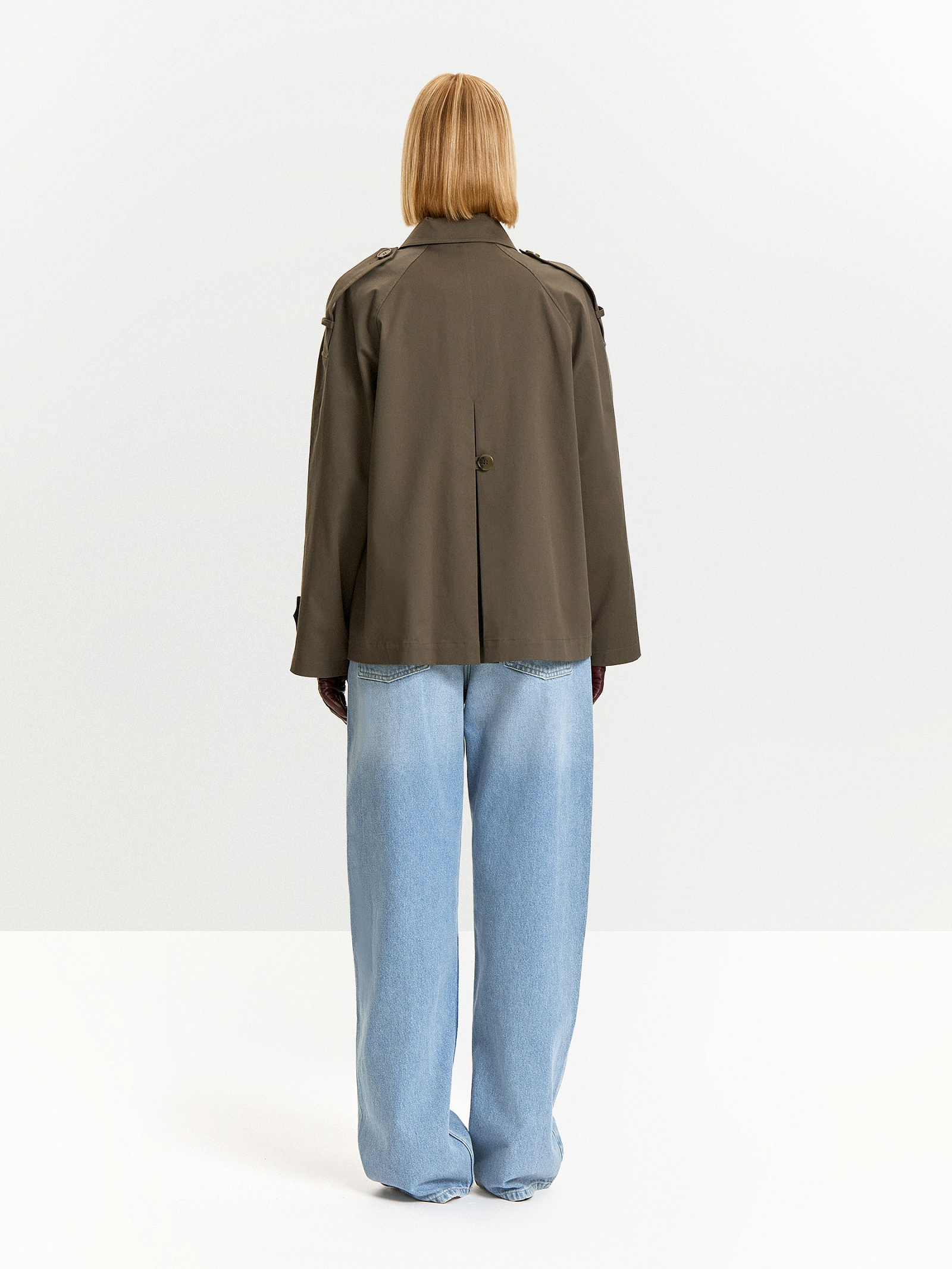 Плащ из хлопка